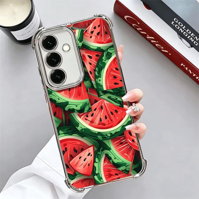 Watermelon Summer Fruit Soft Phone Case For Samsung A17 A27 A07 A37 A57 A16 A56 A15 A55 A14 A54 A13 A53 A26 A36 A25 A35 A24 A34