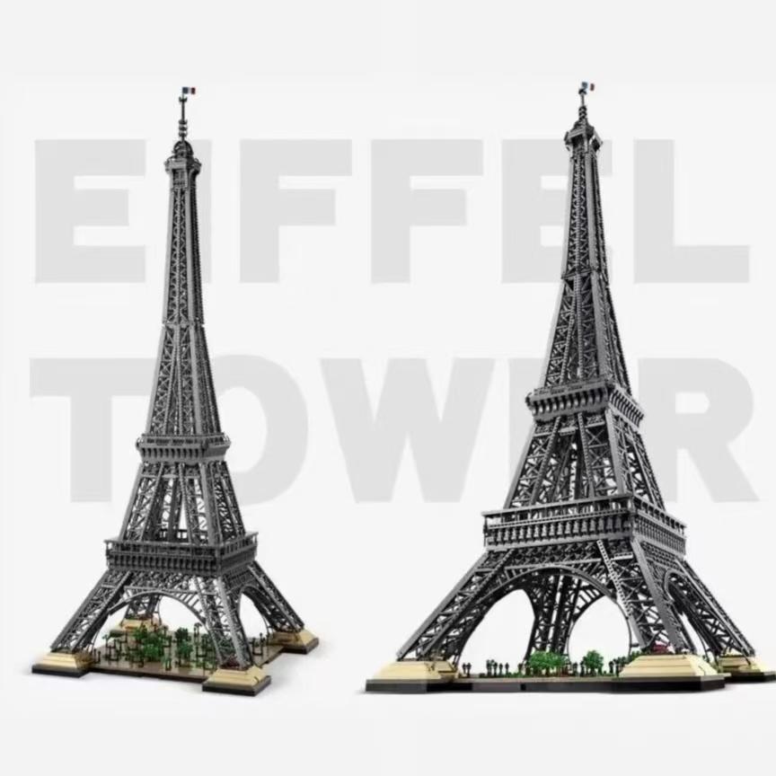 2026 Nowy 10001 szt. PARIS Światowej Sławy Zabytki 10307 Wieża Eiffla Model z Klocków Zabawki Zestaw Na Festiwal Prezenty Urodzinowe