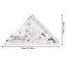 Acrylic Irregular 90° Sewing and Patchwork Ruler for Fabric Cutting