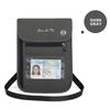 Fascia porta soldi da viaggio Blocco RFID Impermeabile Marsupio Marsupio Portafoglio Nascosto Segnale Blocco RFID Porta Passaporto Borsa Documenti