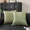Housse de taie d'oreiller et housse de coussin rafraîchissantes en soie glacée d'été (Insert non inclus)