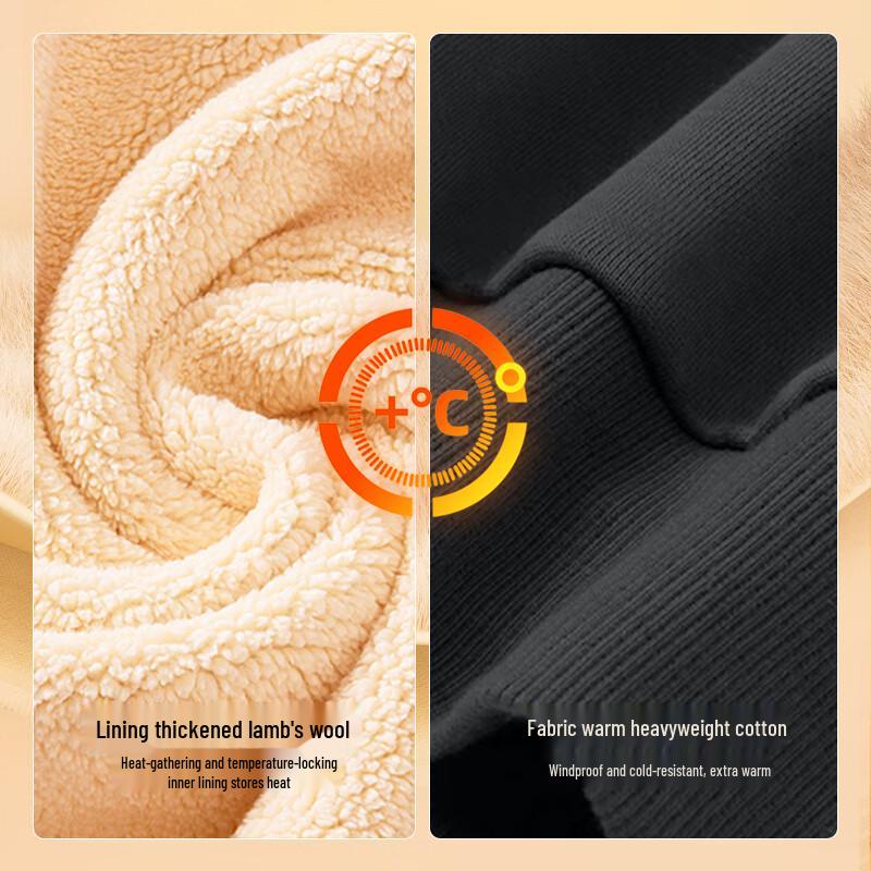 GENIOLAMODE Men's Kung Fu Panda Fleece-Lined Sweatshirt