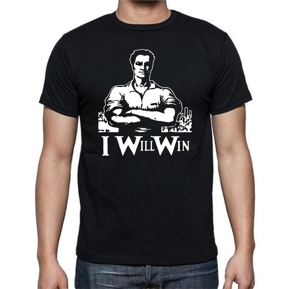 I Will Win Muscle Guy T Shirt Tee