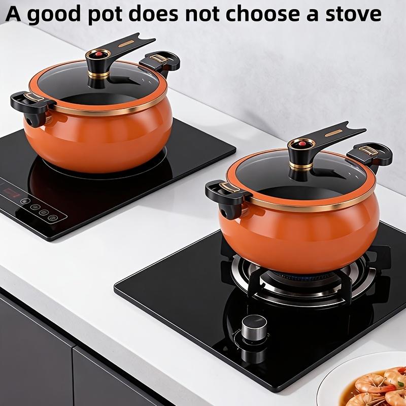 Stew Pot; Enamel Pot; Household Multi-functional Cooking Pot; Large Capacity Stew Pot; Multi-purpose Pot; Convenient Soup Pot