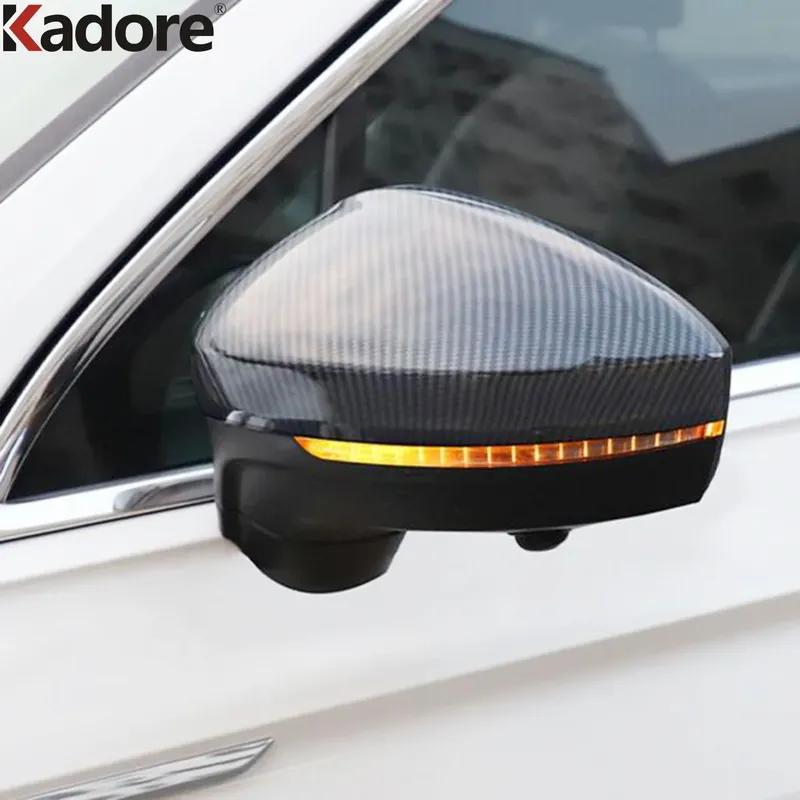 For Volkswagen vw Tiguan 2017- Chrome Car Rearview Mirror Cover Trim Side Wing Mirrors Cap Covers Accessories