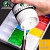 Mali Multifunctional Paint Palette Box: 50-grid Main, 35-grid Pull-out, 25-grid Folding Lid for Watercolor and Gouache