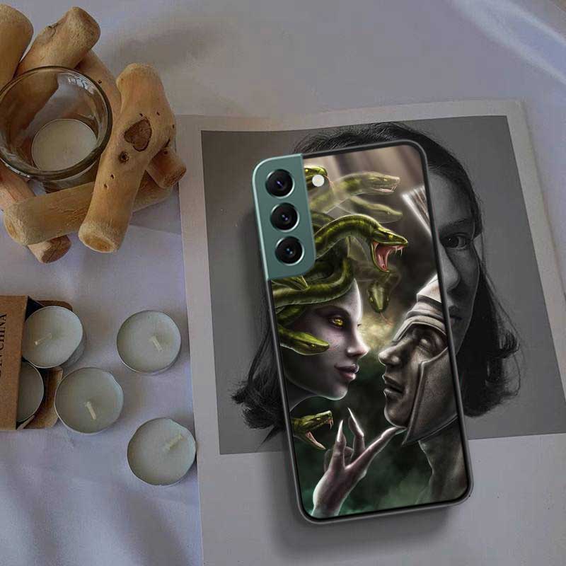 Custodia per telefono Medusa nella mitologia greca antica Per Samsung A15 A25 A35 A55 Galaxy A70S A50S A30S A30 A40 A71 A51 A41 A31 A21 A11 A