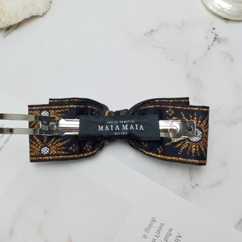 MAIA Retro Pearl Hairpin - Brown