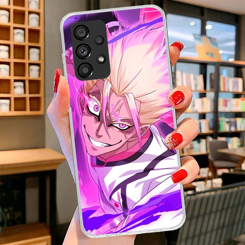 Blue Lock Shidou Ryusei Phone Case For Samsung Galaxy A12 A22 A32 A52 A72 A02S Phone Case Note 20 Ultra 10 S10 Plus A51 A71 A50S Samsung Note 10