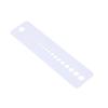 2pcs Plastic Knitting Needle Gauge Inch and Cm Scale Needle Sizer Ruler Quilting