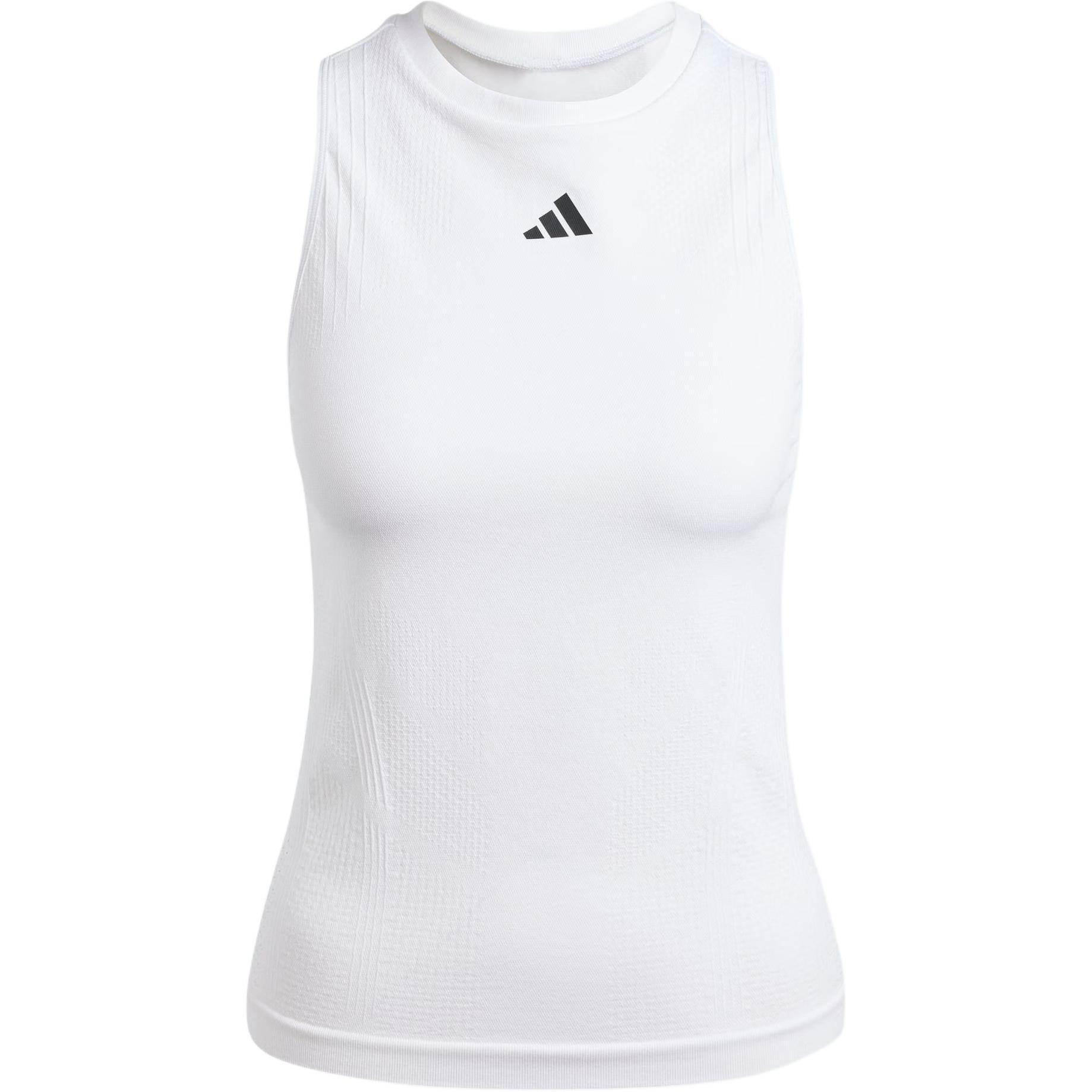 (WMNS) adidas Tennis Pro AEROREADY Seamless Y-Tank Asia Sizing White Women s IT1836 M