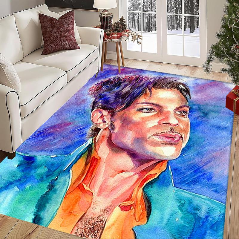 Prince's Iconic Guitar Artistry carpet Living room and bedroom mats floor mats Art Bathroom mat Room