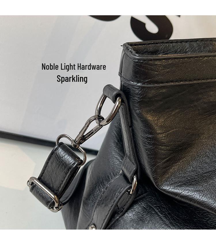 Borsa a tracolla e a spalla retrò da donna di grande capacità - Borsa tote versatile da pendolare
