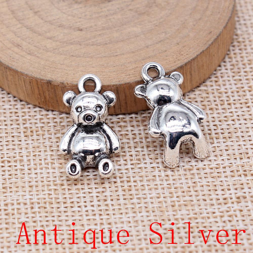 Monkey Bear Shaped Charms Pendant For Bracelet Necklace Jewelry Making Craft Findings