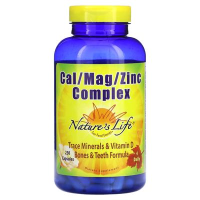 Cal/Mag/Zinc Complex, 250 Capsules