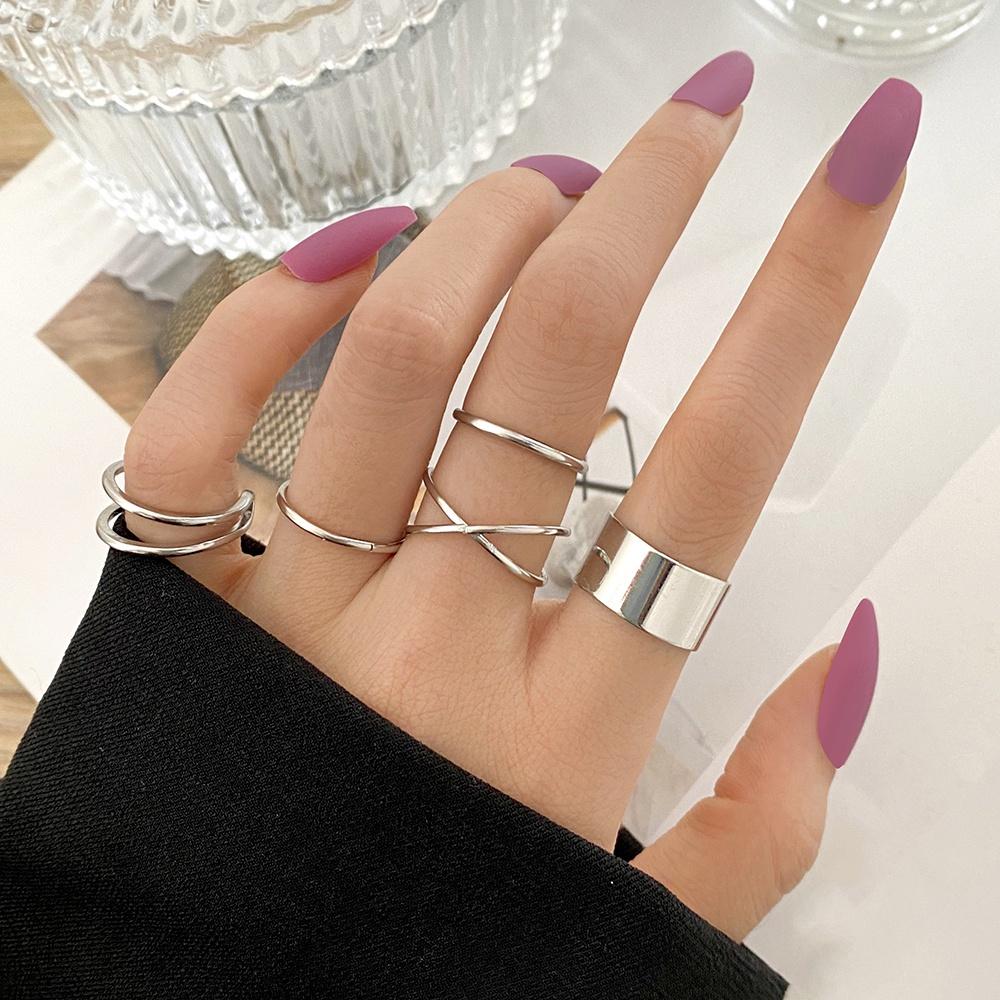 Personalizovaný zlatý strieborný prsteň Súprava motýľových srdiečok s hadím otočným prsteňom ako šperky