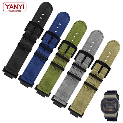 Nylon-Armband 22 mm Edelstahl-Adapter 16 mm für Casio G-Shock GA-110/100/120 GD-100 DW-5600 5610 Anschluss-Uhrenarmband