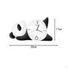 Silent Modern Panda Wall Clock Easy to Read Decorative Art for Home Kitchen Office Study Room Living