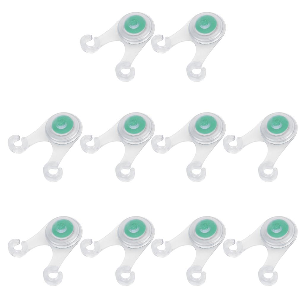 10pcs LED Camping Rope Hanging Light Outdoor Silicone Camp Tent String Rope Warning LightsGreen