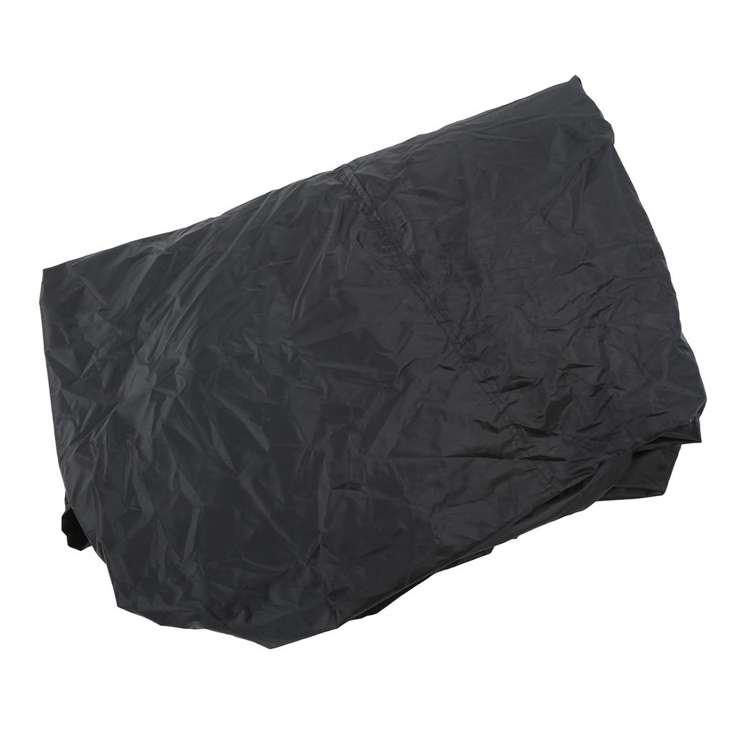 Black Car Cover Waterproof Windproof Dustproof UV Protection Scratch Resistant with Reflective Strips for Trucks Off