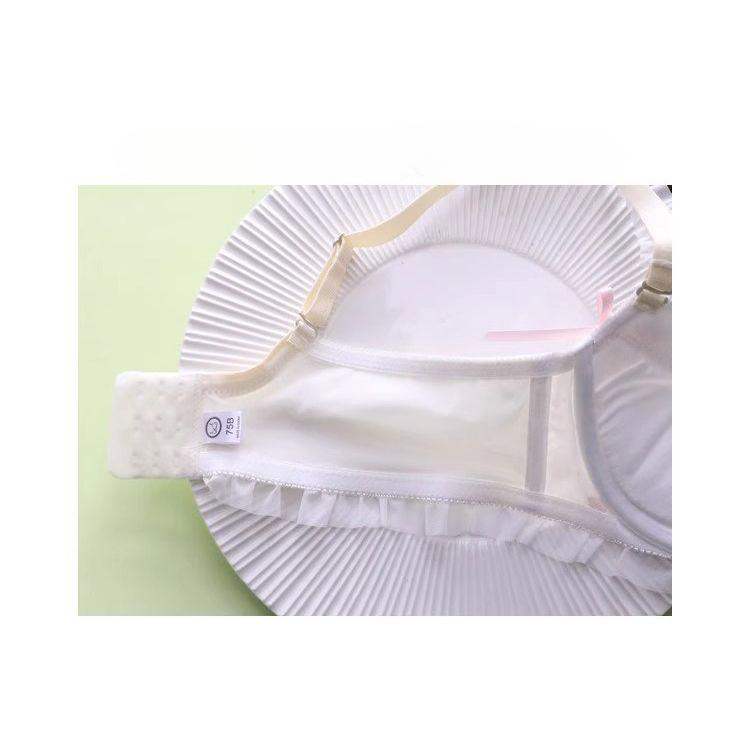 Girls Cute Sweat Bras Lace Push Up Bras Wireless Underwear For Women's Bras Fashion Inner Tops