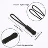 10PCS Zipper Head Extension Cord Tags Pulls Slider Cord Rope Puller Ends Lock Zip Clip Buckle for Bag Outdoor