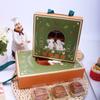 Handmade Dessert Gift Box Bronzing Process Mooncake Packaging Boxes Durable   Guest Party