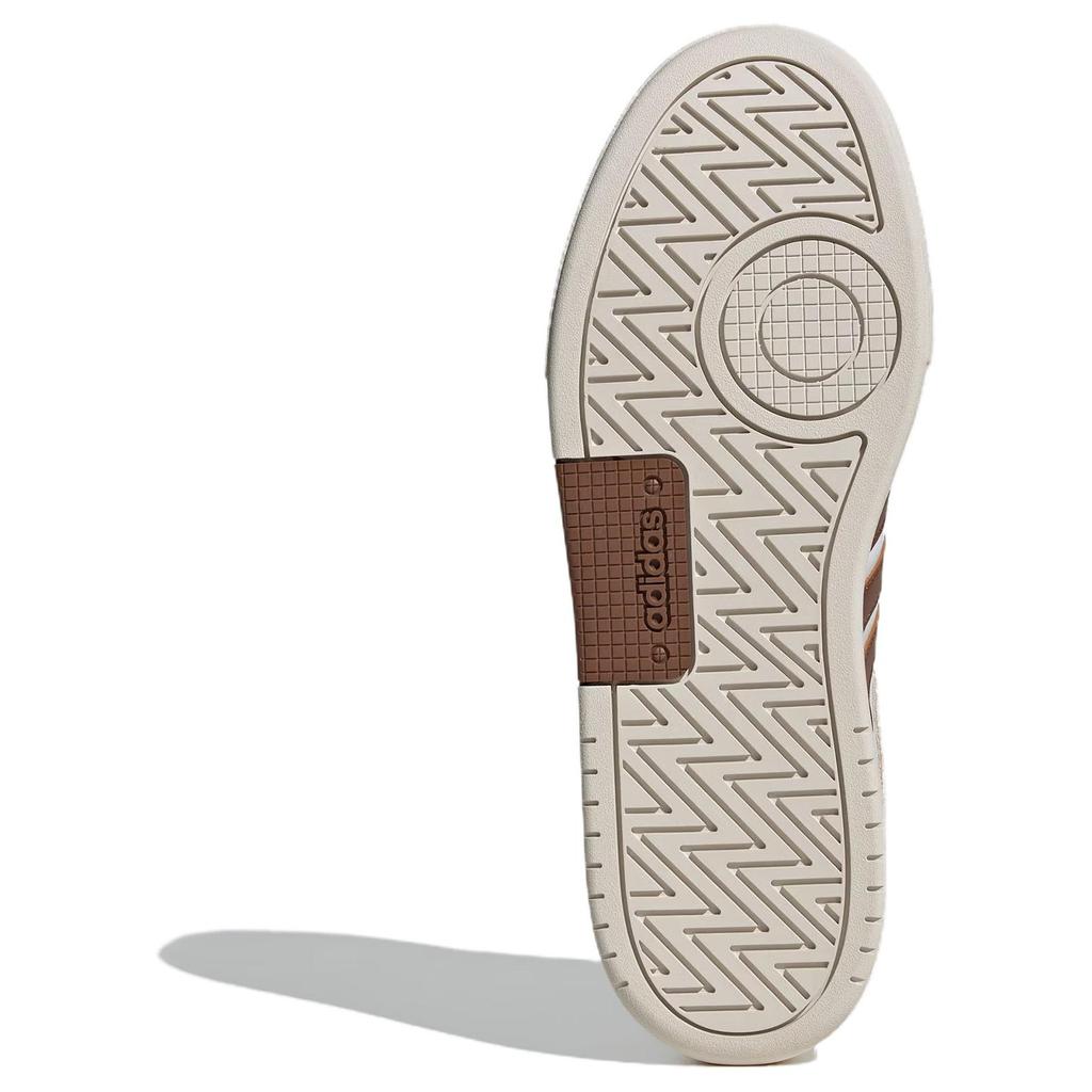 Adidas D PAD CLASSIC Anti Slip Wear Resistant Low Top Skateboard Shoes Unisex White Brown Yellow Sneakers JP8235