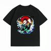 Demon Slayer Tanjiro Kamado Print Tshirt Casual Short Sleeve Cotton Anime Streetwear Unisexs Tshirt