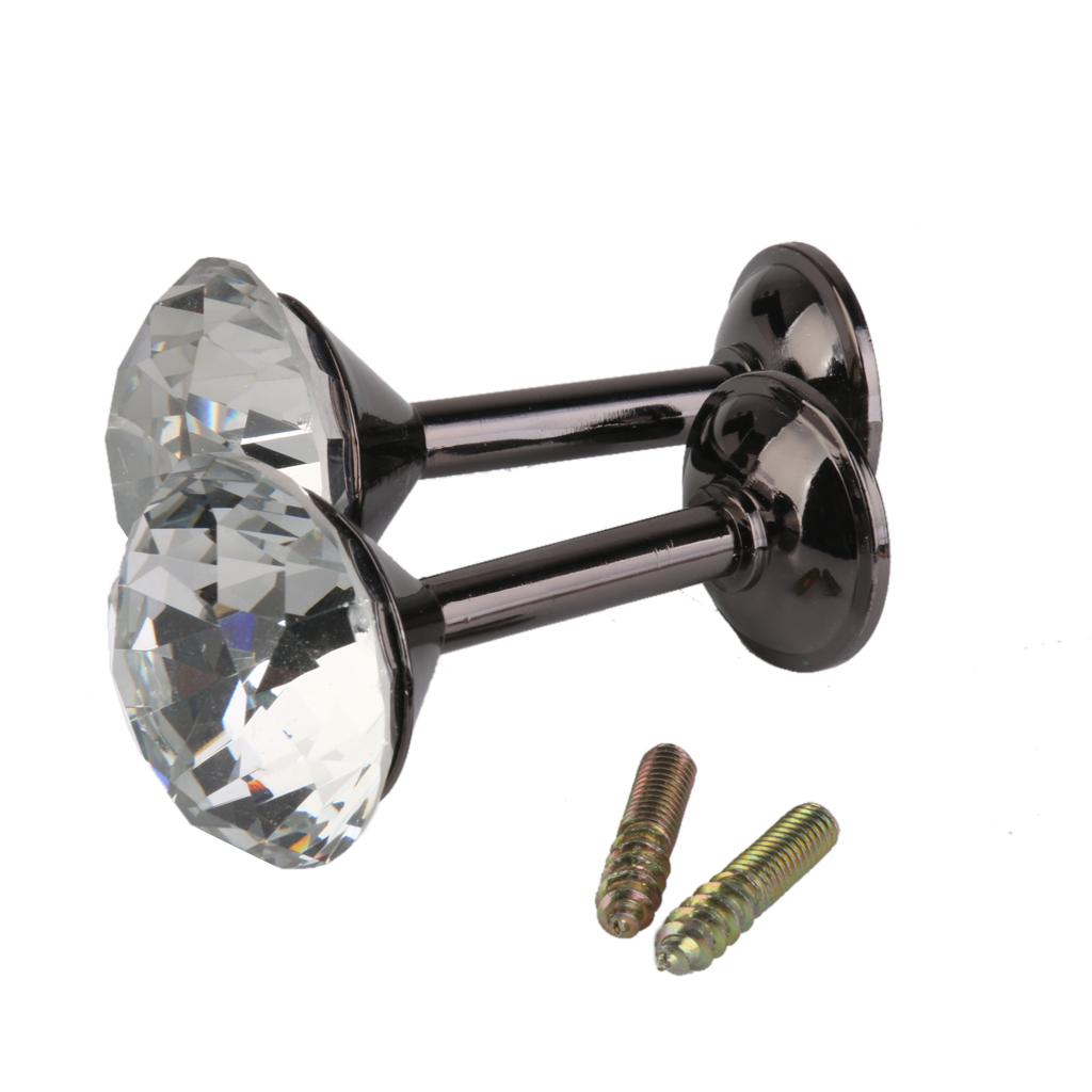 Faux Diamond Curtain Drapery Tiebacks Door Wall Tassel Hooks