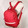 CHANEL COCO Mark Backpack Daypack Matelasse Red Nylon Women Used