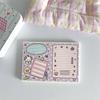 MINKYS 50 Sheets Kawaii Cartoon Milk Puppy Memo Pads Paper To Do List Journal Note Paperlaria DIY Material Stationery