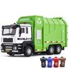 1/32 City Garbage Truck Car Model Diecast Metal Garbage Sorting Sanitation Vehicle Car Model Sound and Light Childrens Toys Gift