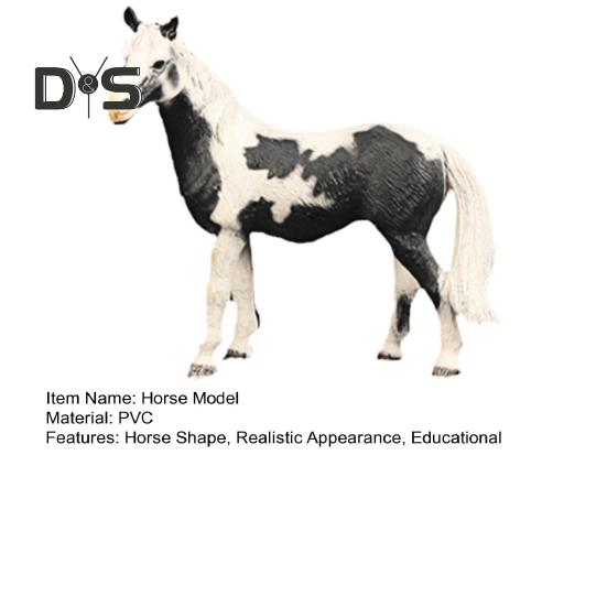 Model koně Realistická PVC figurka koně Socha Skulptura Domácí Kancelář Stolní Dekorace Ornament Vzdělávací Zvířecí Hračka pro Děti