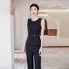 Trolman Women's Vest Suit with Wide-Leg Pants