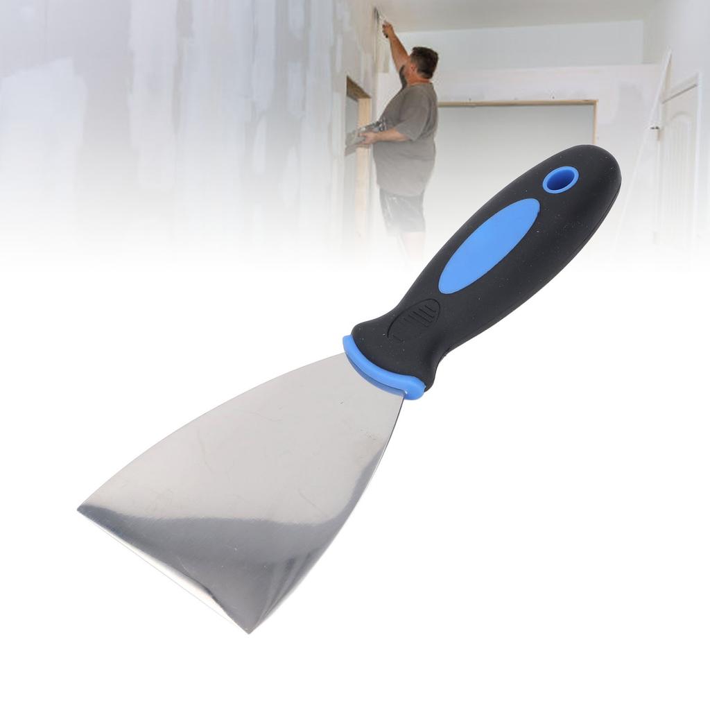 2PCS Putty Scraper Tools Stainless Steel Spatula Set for Repairing Applying Plaster Removing Wallpaper