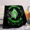 Coperta in Flanella Werder Bremen, Alta qualità, Confortevole per Tutte le Stagioni, Decorazione per la Casa, Calore e Comfort