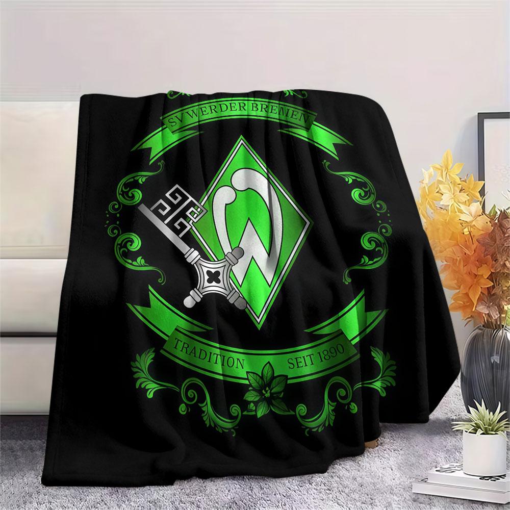 Coperta in Flanella Werder Bremen, Alta qualità, Confortevole per Tutte le Stagioni, Decorazione per la Casa, Calore e Comfort