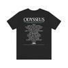 Odysseus Tour Mediterraneo T-shirt Double Sided Il Film Odissea Mito Greco Unisex Senza Etichetta Cotone Manica Corta