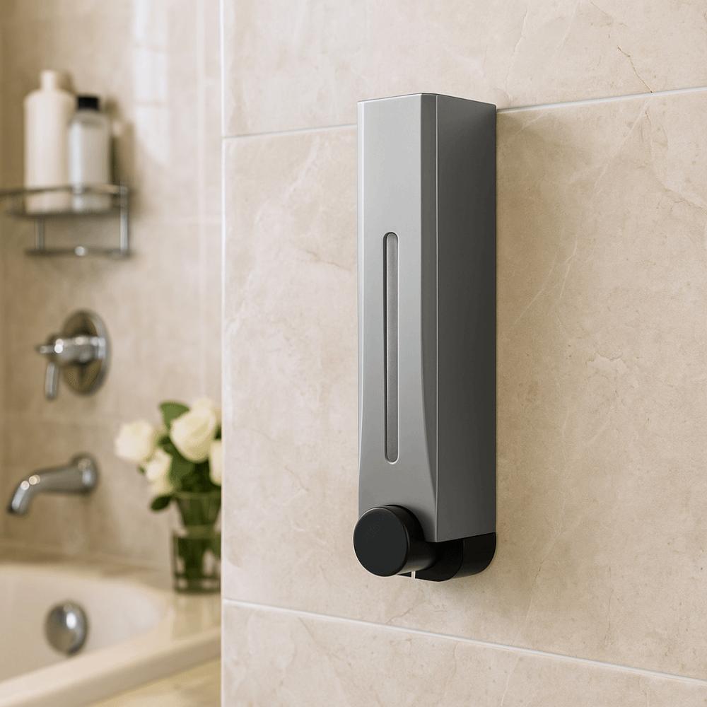 Touchless Shower Gel Dispenser Magnetic Wall Mount Dispenser Hand Sanitizer Holder  Shower