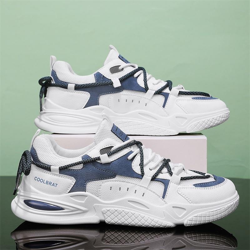 

39-44 Новые студенческие кроссовки для активного отдыха Luxus Designer Tênis Masculino для бега Мужская обувь Повседневная обувь для мальчиков Износостойкая платформа 39