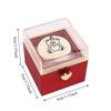 Automatic Flip Bear Flip Ring Box Spinning Design Light Candles Surprise Jewelry Box Surprise Mechanism Reversible Boxs