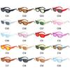 Trendy Rectangle Sunglasses Narrow Square Frame Y2K Sun Glasses Candy Color UV400 Protection Women Men Shades 90s Vintage Glasses