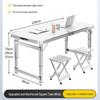 OEING Portable Aluminum Alloy Folding Table Set