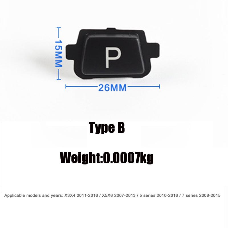 

Для BMW 3 5 7 серии X3 X4 X5 X6 автомобильный рычаг переключения передач автоматический переключатель парковки P кнопочный колпачок украшение Type B