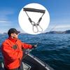 Anti-Lost Stretch Cord for Fishing Multipurpose Tools Fishing Safety Lanyard Retractable Coiled Tether with Carabiner