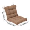 Chair Cushion Pad Lightweight Solid Color High Back Seat Rocking for Kitchen Indoor