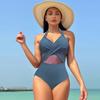 Damski jednoczęściowy strój kąpielowy jednolity push up bikini dla pań lato 2025 moda pływanie strój plażowy seksowne stroje kąpielowe ubrania