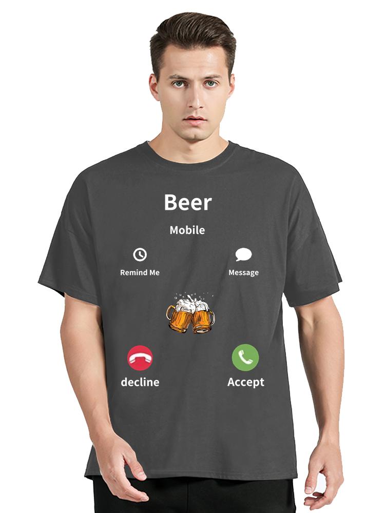 

Men s Clothes T-Shirt Beer Is Calling Beer Summer Tshirt Harajuku Streetwear Fashion Tshirt Fashion Trend T Shirt Cotton Tees... S разноцветный