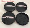 4pcs 56mm 60mm forMINI Car emblem Wheel hub Center Cap Badge covers sticker Decal Styling accessories svkjb33